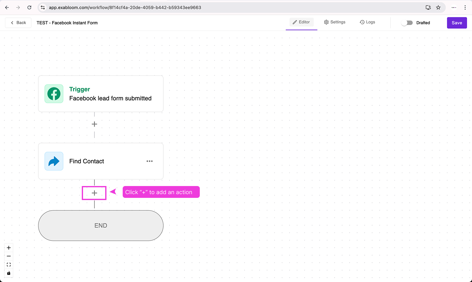 Adding a new action step